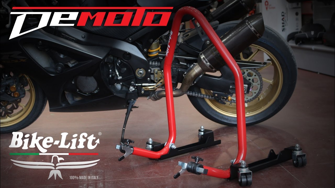 Caballete Bike-Lift delantero y trasero diferentes anclajes y sistemas / DEMOTO