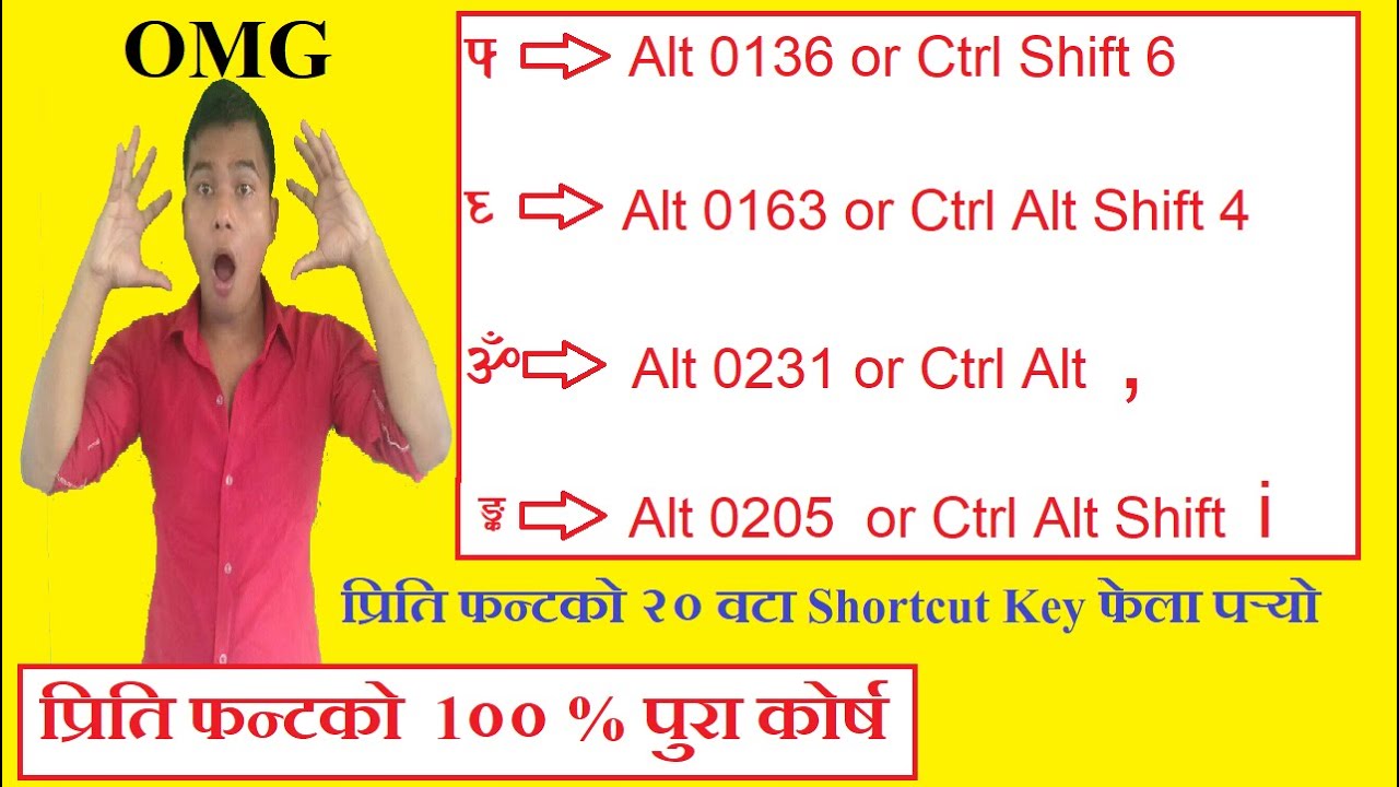 Preeti Font Nepali Keyboard | Nepali Typing In Computer Preeti | Nepali Typing In Computer