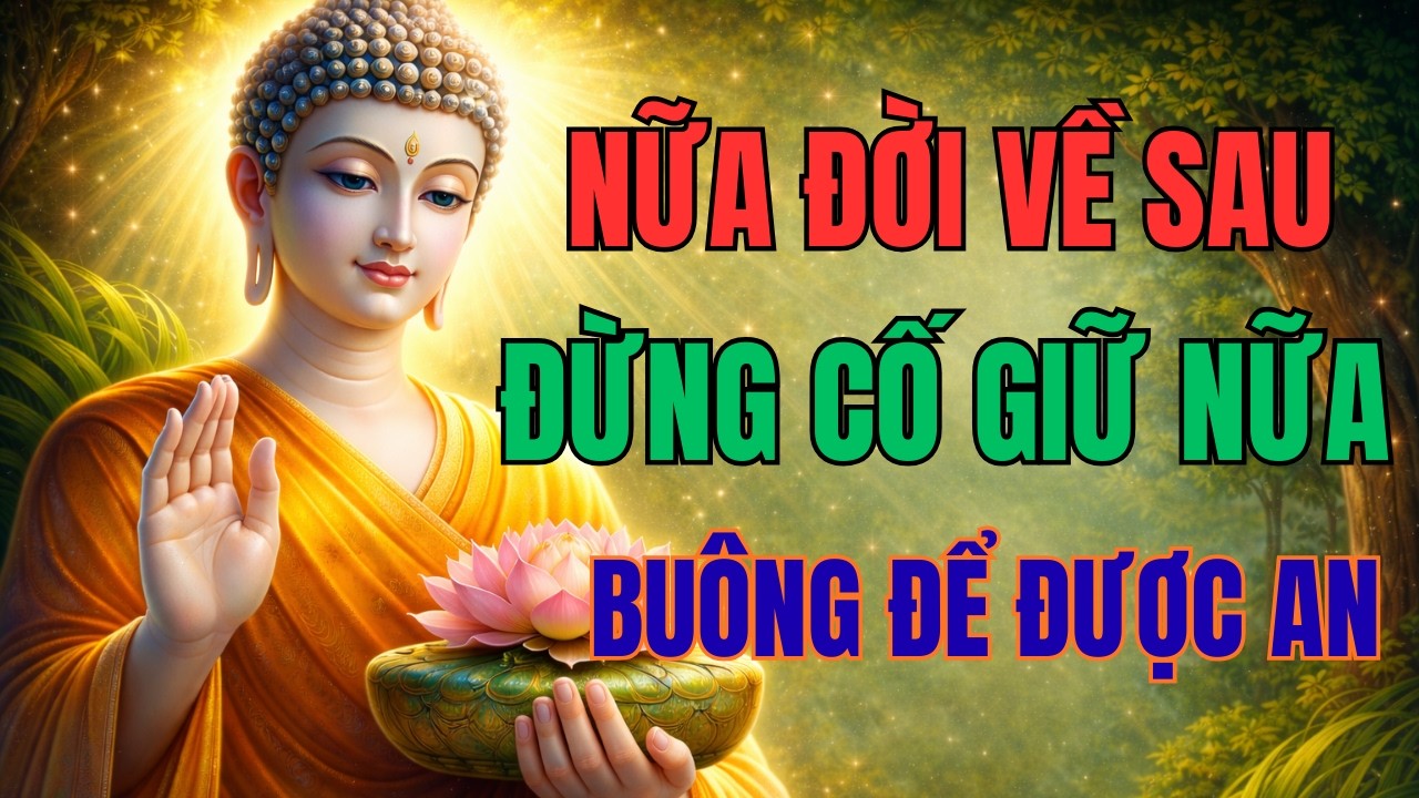 Nửa Đời Về Sau Phải Biết Buông | Phật Dạy Cách Sống Bình Thản Để An Nhiên | Luật Nhân Quả