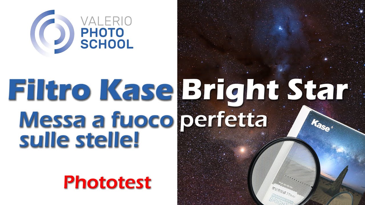 Filtro Kase Bright Star: messa a fuoco facile e precisa sulle stelle.