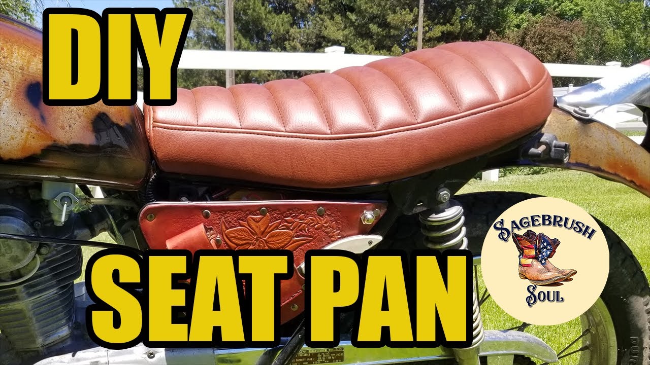DIY Fiberglass Motorcycle Seat Pan // 1972 Honda SL125 //Motorcycle Restoration