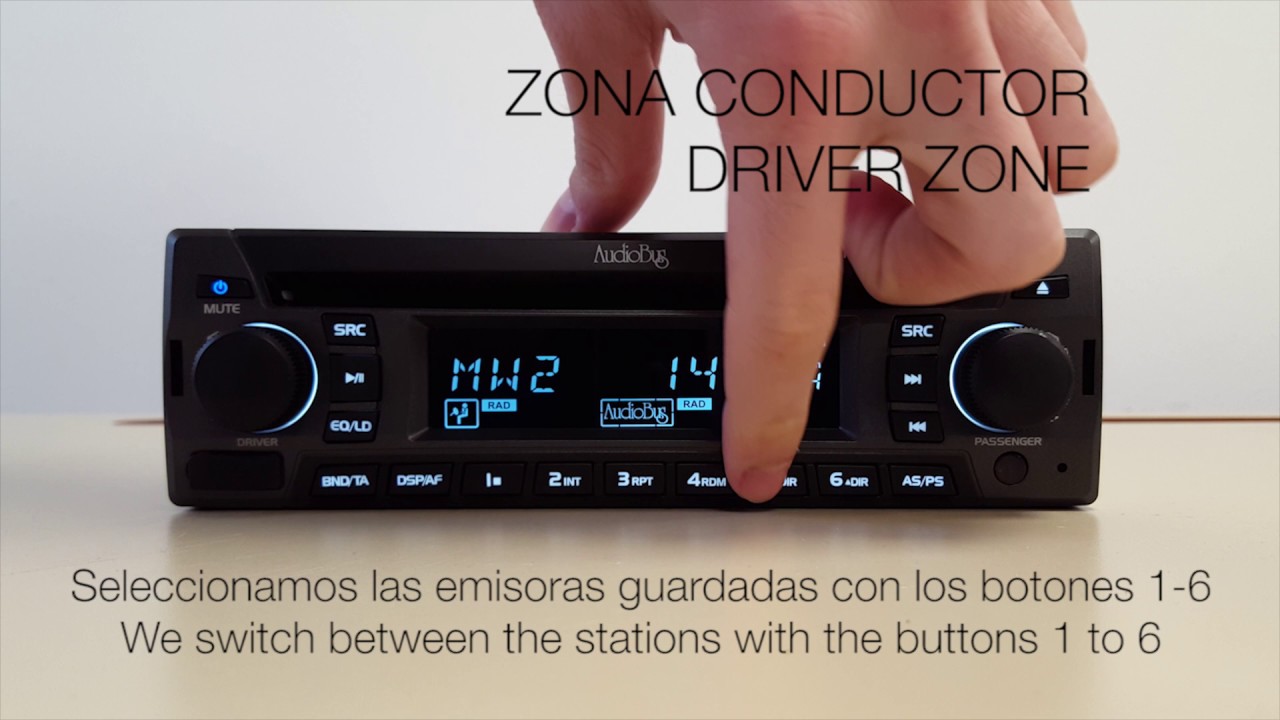 AudioBus Products: S1054/14 - RADIO CD/DVD/USB Dual Zone