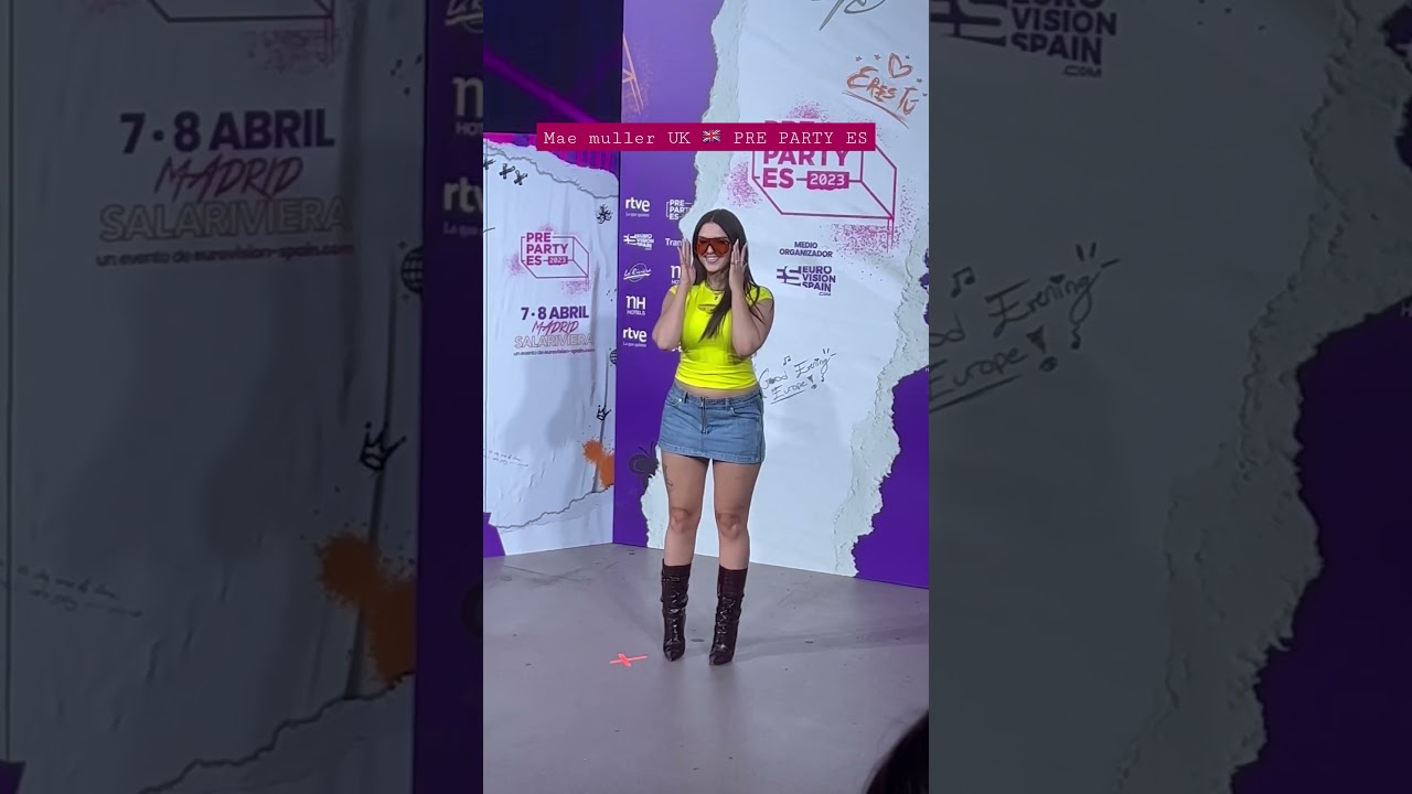 Mae muller 🇬🇧 pre party es #viral #eurovision #maemuller #preparty