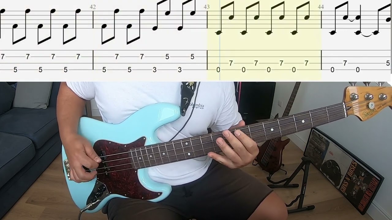 Kasabian - L.S.F. - Bass Cover + Tabs