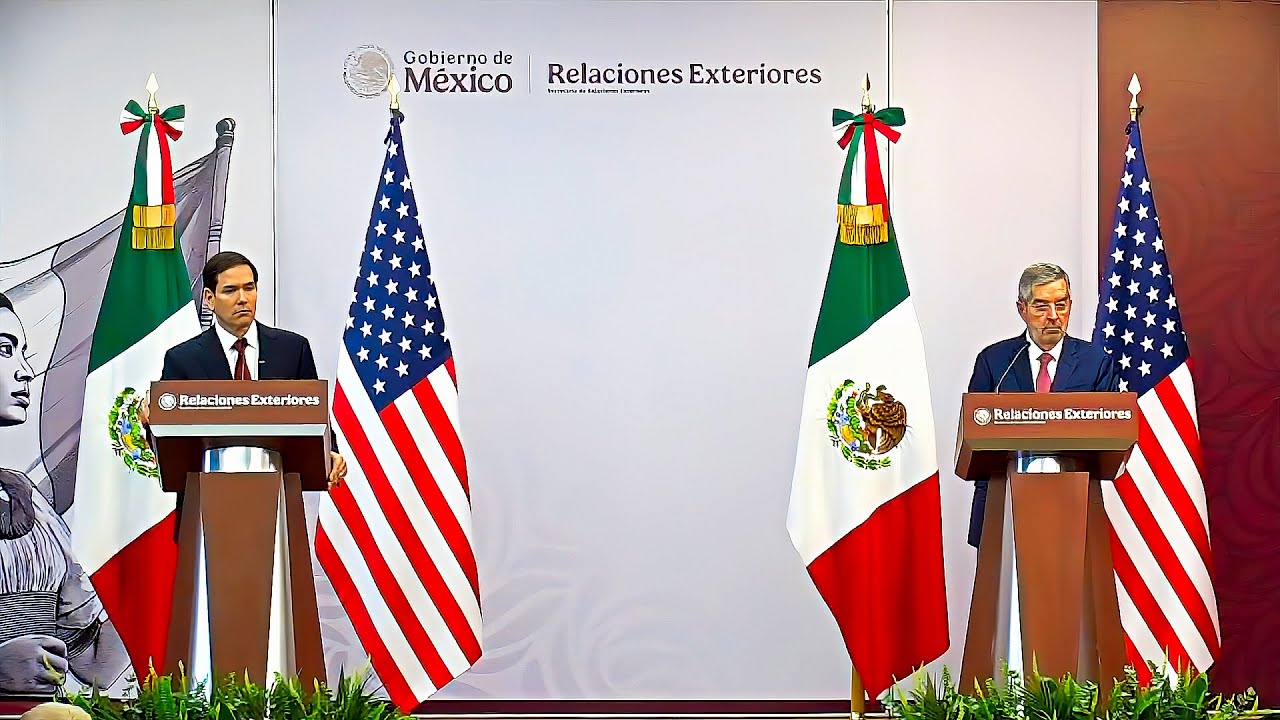 LIVE: Secretary Marco Rubio MEETS Mexican Foreign Secretary in Mexico City Today
