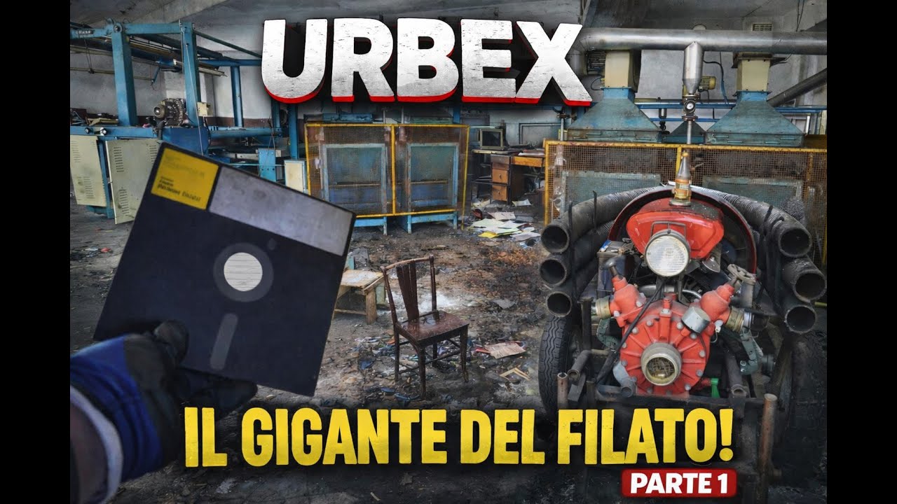 HO TROVATO UNA FABBRICA GIGANTE: Tecnologia aliena? No, floppy disk giganti di 50 anni fa! PARTE 1