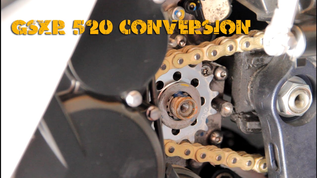 2011-14 GSXR 600 L1 - 520 Chain and Sprocket Conversion
