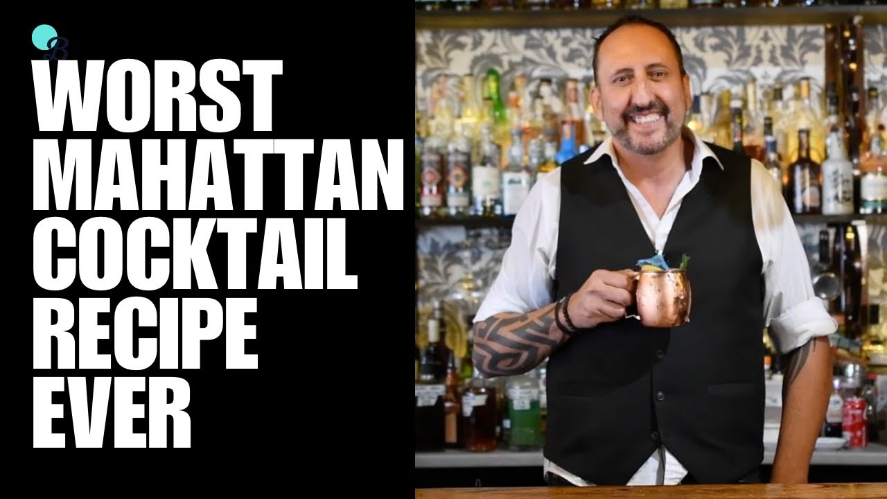 How not to make a Manhattan Cocktail/ Let's Talk Drinks