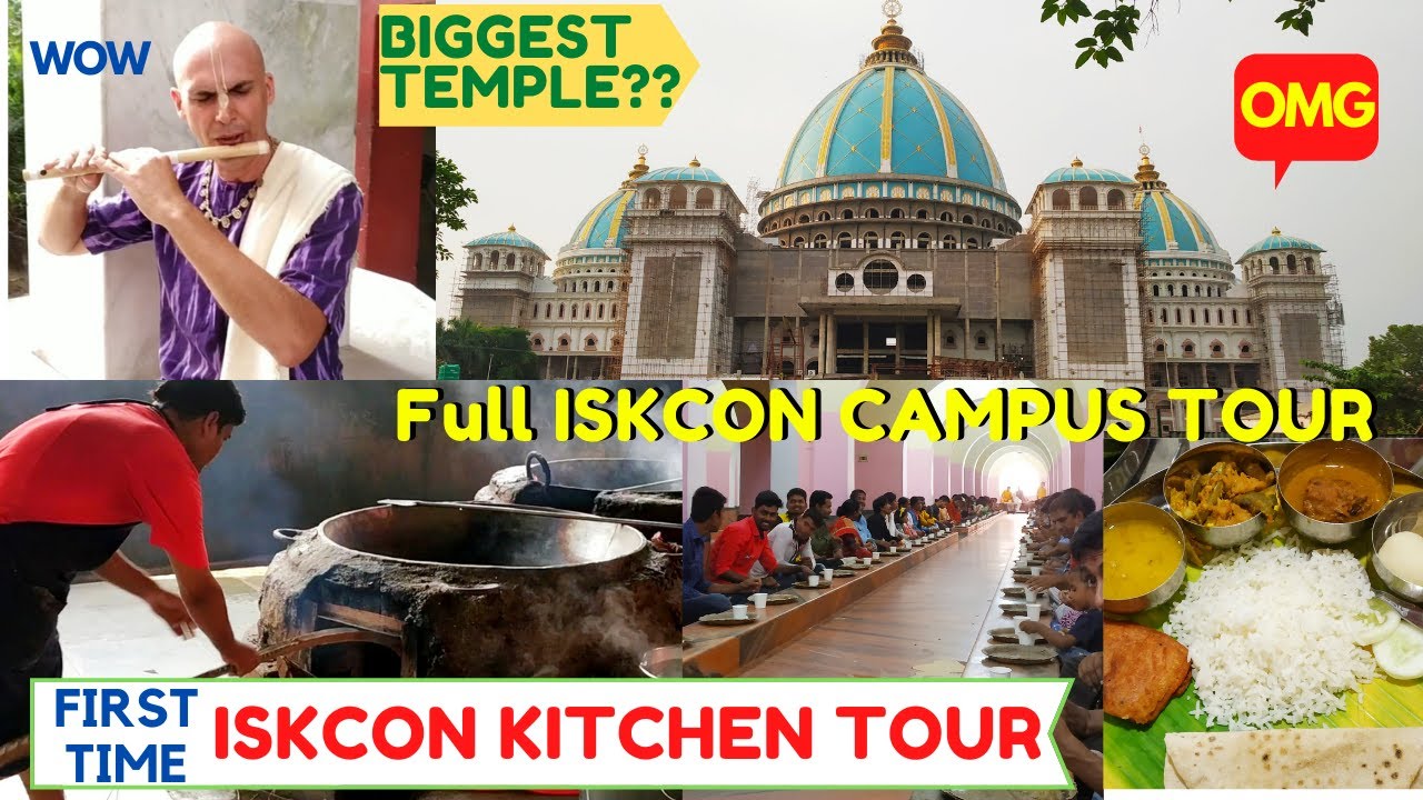 First Time ISKCON KITCHEN Tour | Bike Trip to ISKCON Mayapur | One day Tour with Full Details | Ep-2