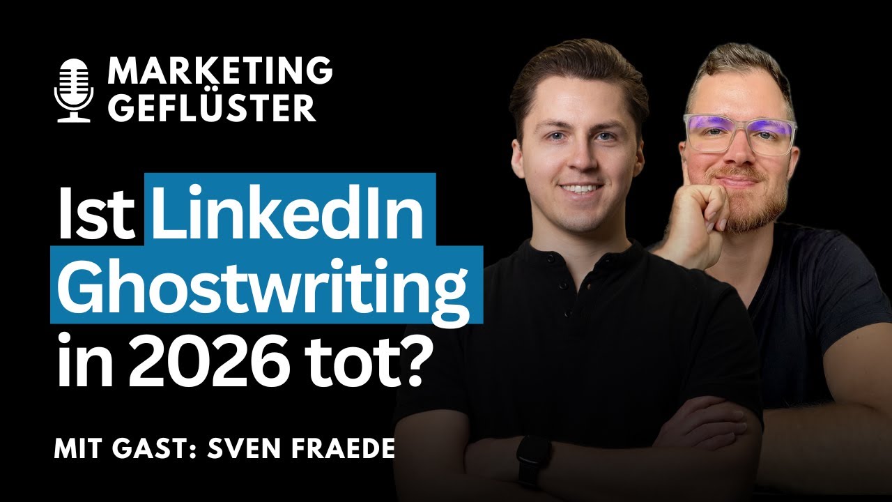 So skalierst du dein LinkedIn Ghostwriting in 2026 (GPT is Not the answer)(ft. Sven Fraede)