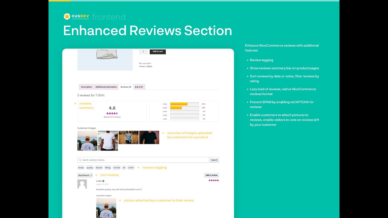 Customer Reviews for WooCommerce - Plugin đánh giá sản phẩm miễn phí