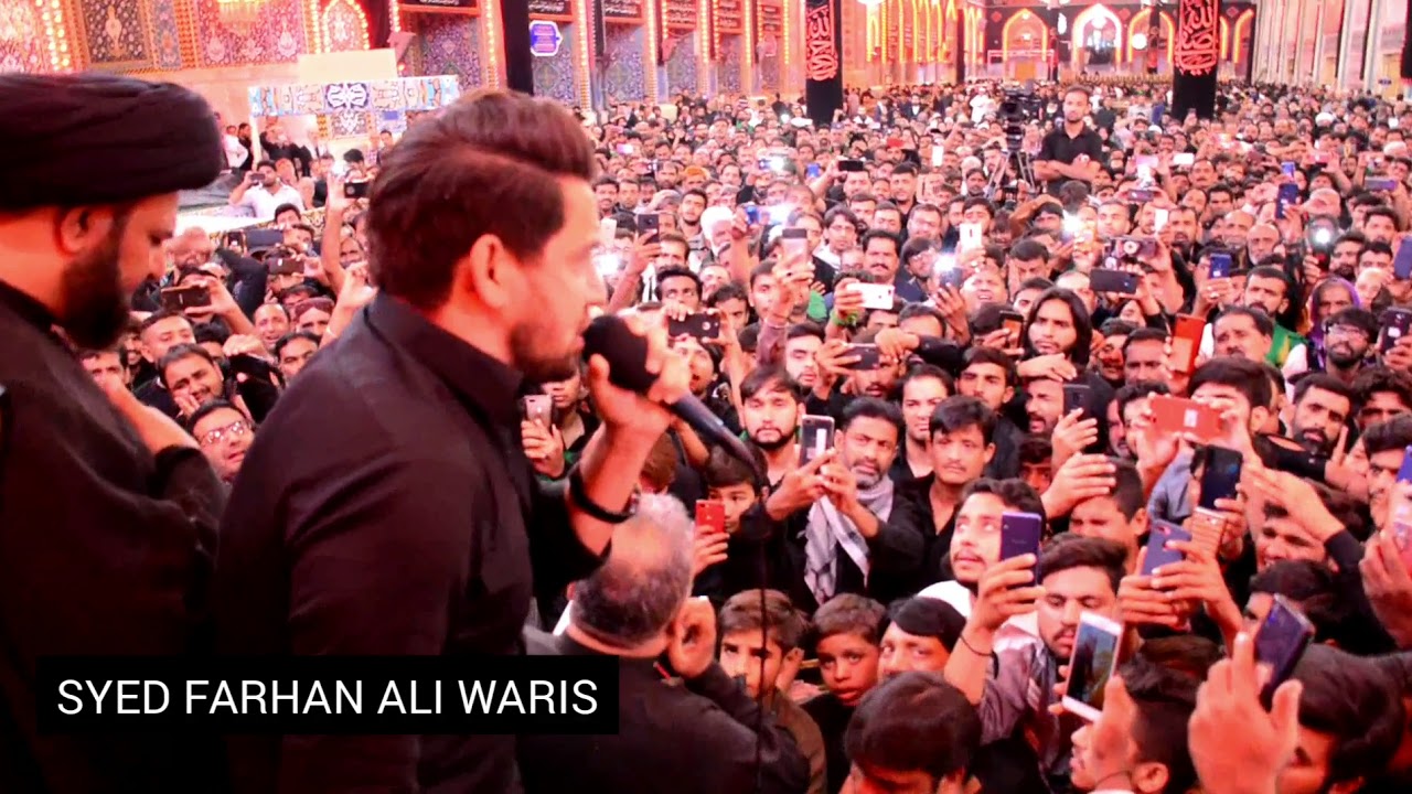LIVE 🔴 SAR KAT KAR CHALA HAI
MIMBAR E RAESI 
HOLY SHRINE OF IMAM HUSSAIN(as) SYED, FARHAN ALI WARIS