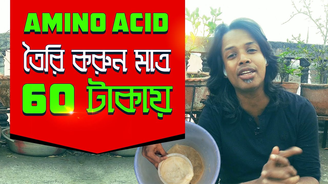 ১৫০০ টাকা লিটার Amino Acid তৈরী করুন মাত্র ৬০ টাকায়   | Make Organic Amino Acid in just 60/-