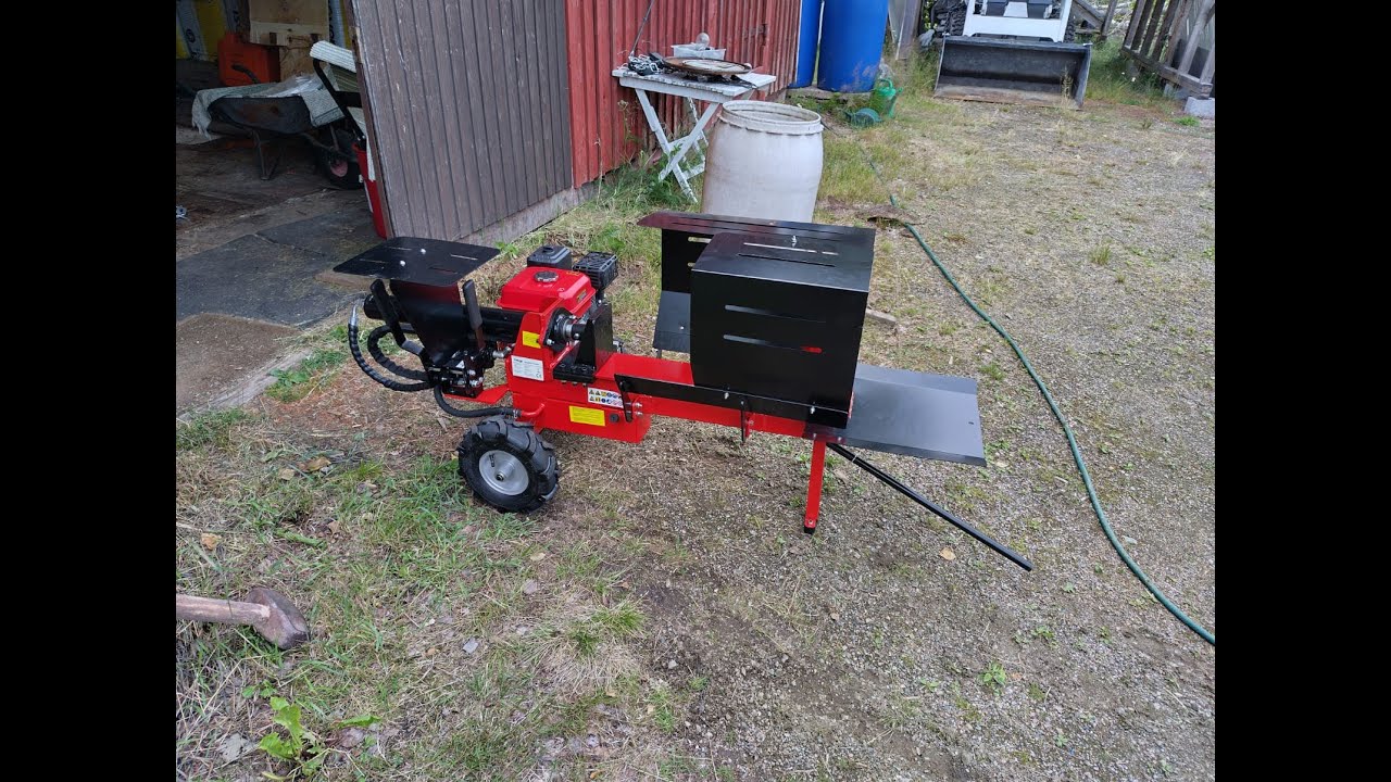 8T polttomoottori halkomakone