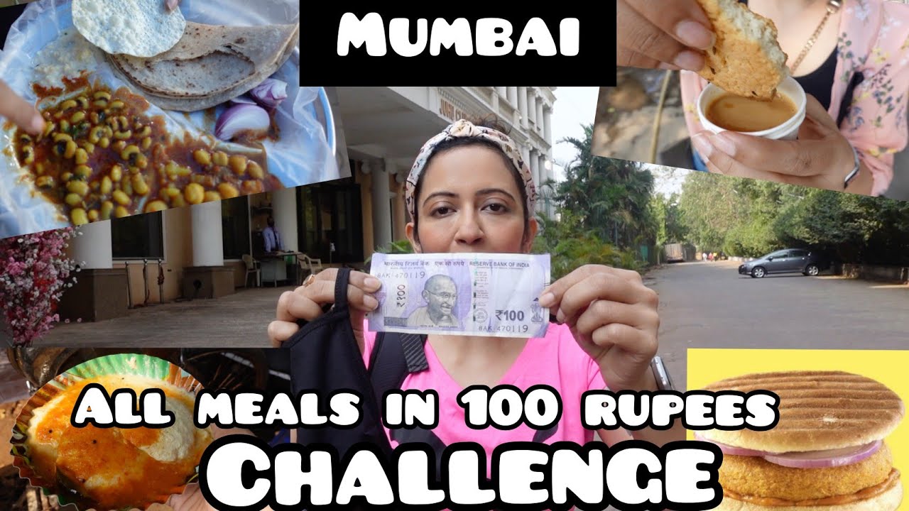 Living On Rs 100 For 24 HOURS in Mumbai 😱 Is it possible? No Vada Pav