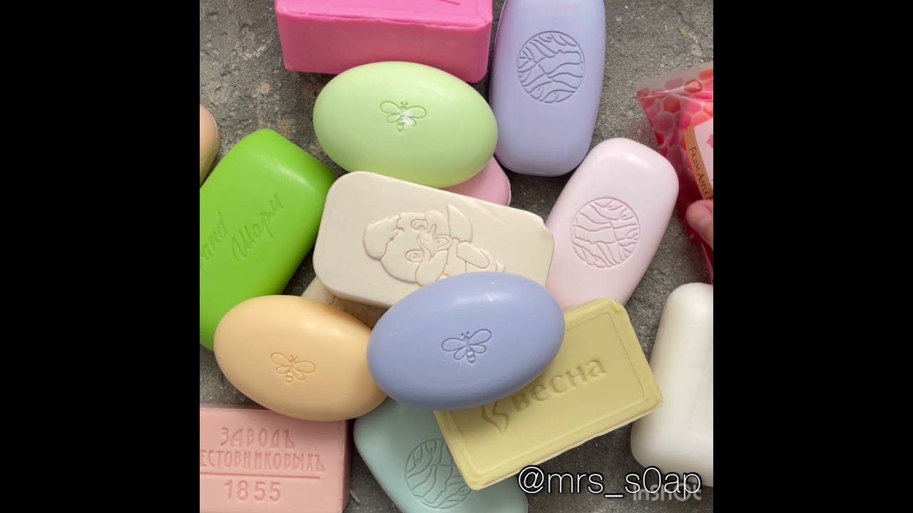 Распаковка мыла/ новое мыло/ unpacking soap