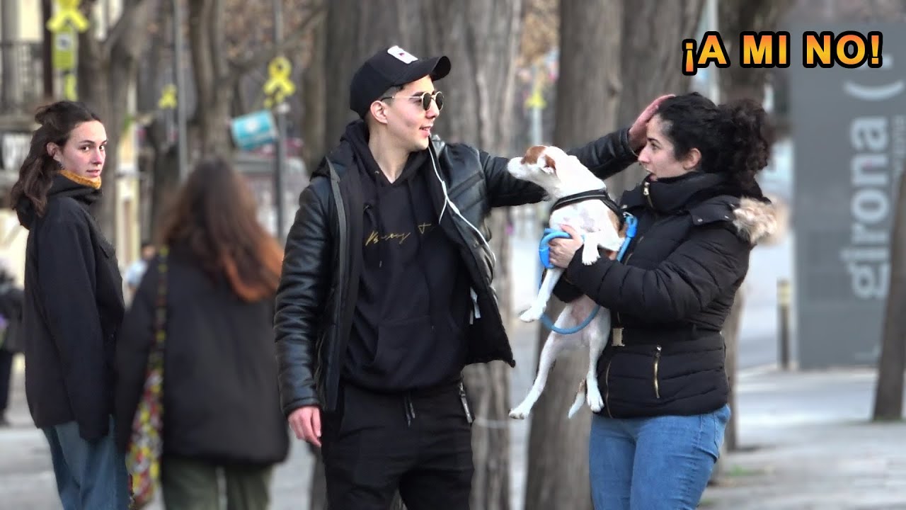 QU&Eacute; PERRA M&Aacute;S BONITA &iquest;LA PUEDO TOCAR? 😂