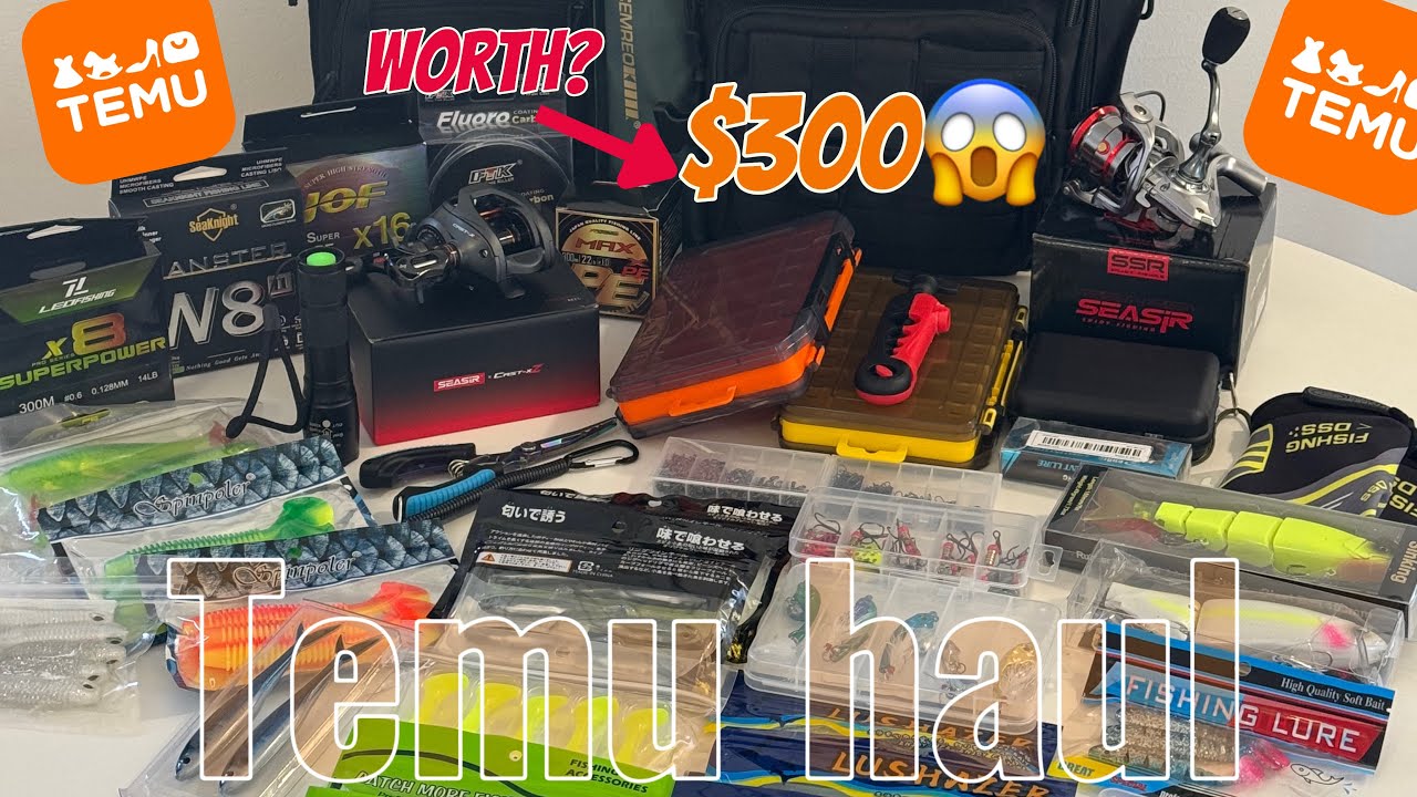 $300 Massive Temu Fishing Haul