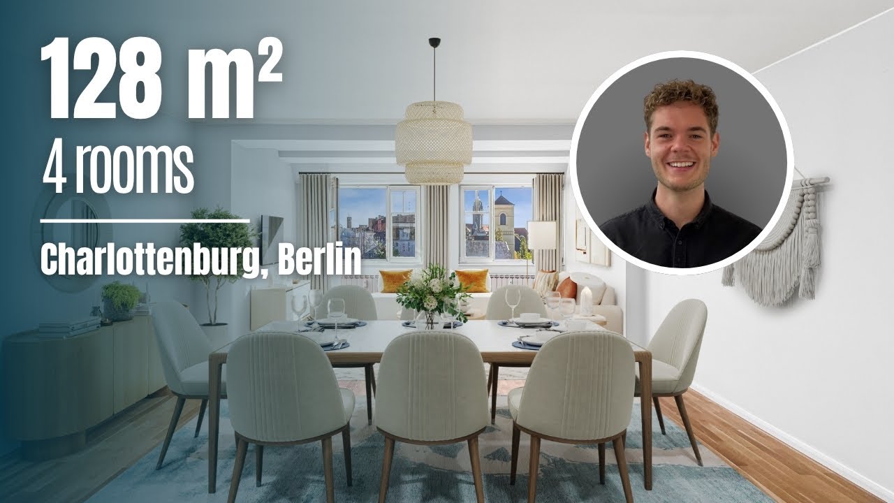 Exclusive 4-Room Penthouse with Private Rooftop in Charlottenburg l APARTMENT TOUR