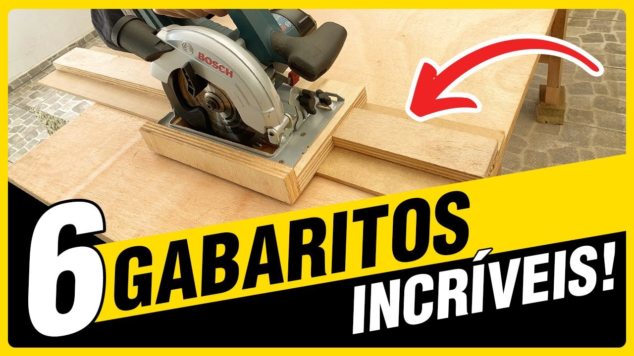 Escolha o melhor gabarito para marcenaria: 6 modelos diferentes