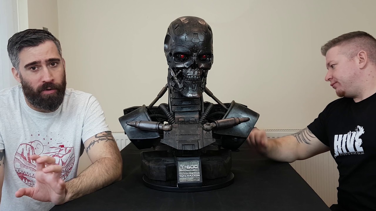 🔴 Terminator Salvation T600 Life size bust by Sideshow Collectibles - RaddTitan
