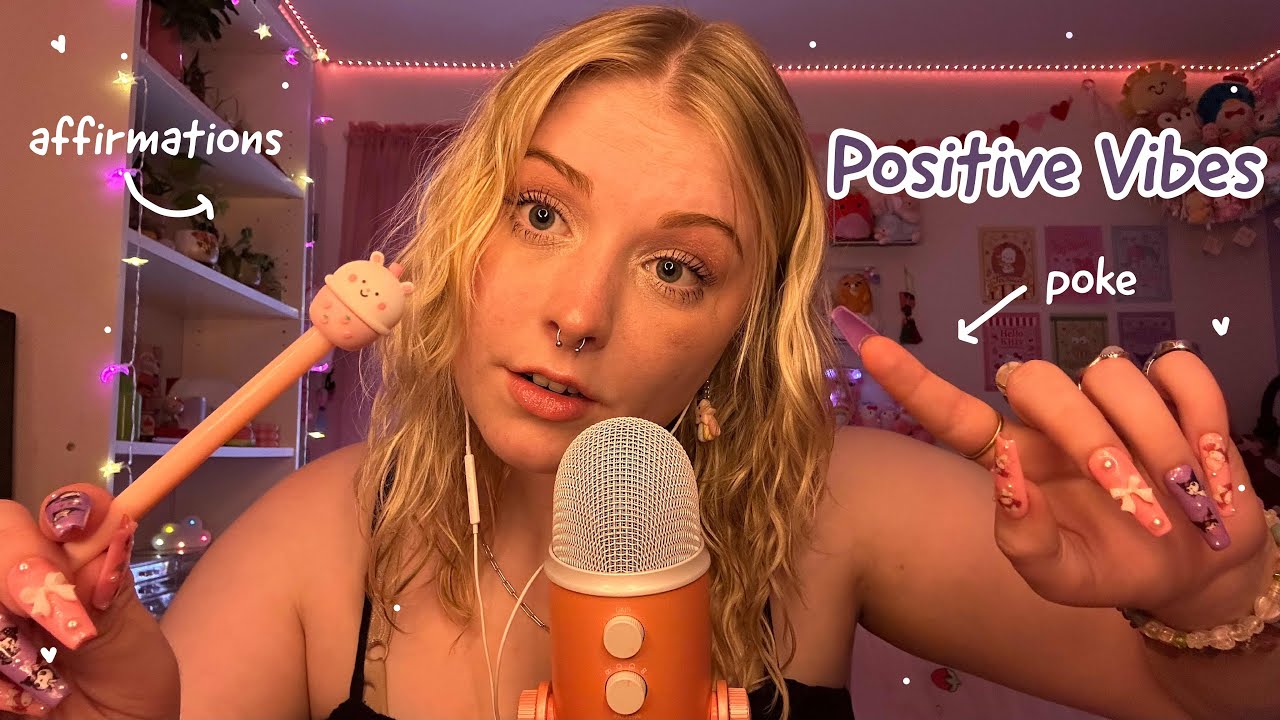 ASMR Personal Attention and Pampering, Sharp vs Soft, Plucking, and Love Affirmations 🩷✨