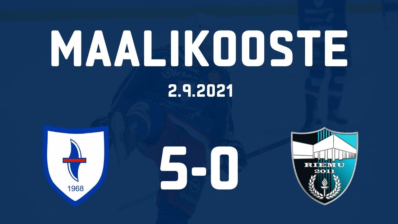 Maalikooste: Hokki–Riemu 2.9.2021, Suomen Cup