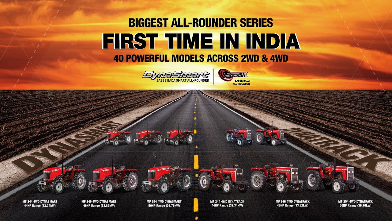 Massey Ferguson DynaSmart Series &ndash; India&rsquo;s Biggest All-Rounder Tractor Range! 🌾