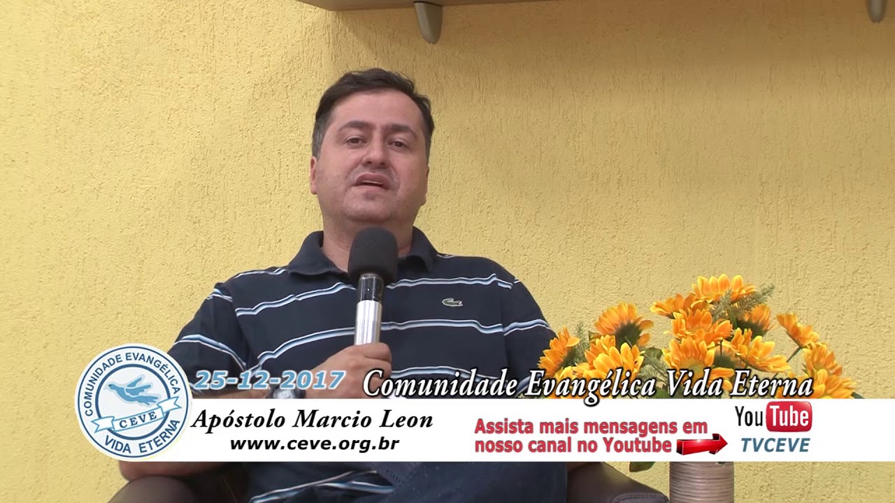 TV CEVE Alimento Di&aacute;rio com Ap&oacute;stolo M&aacute;rcio Leon 25/12/2017_a