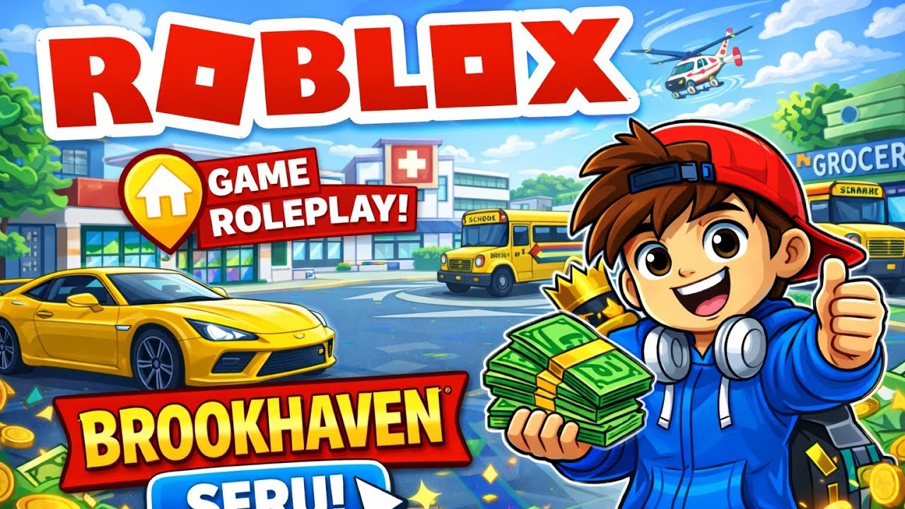🔥 Seru Banget! Main Roblox Brookhaven Terbaru #roblox #gameviral #fyp #viral #trending #zookabobo