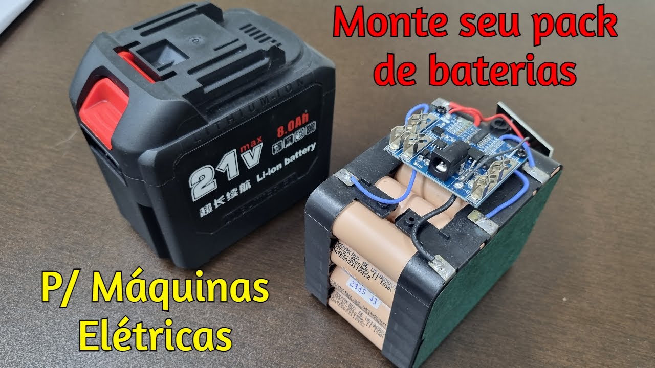 Monte sua bateria Makita