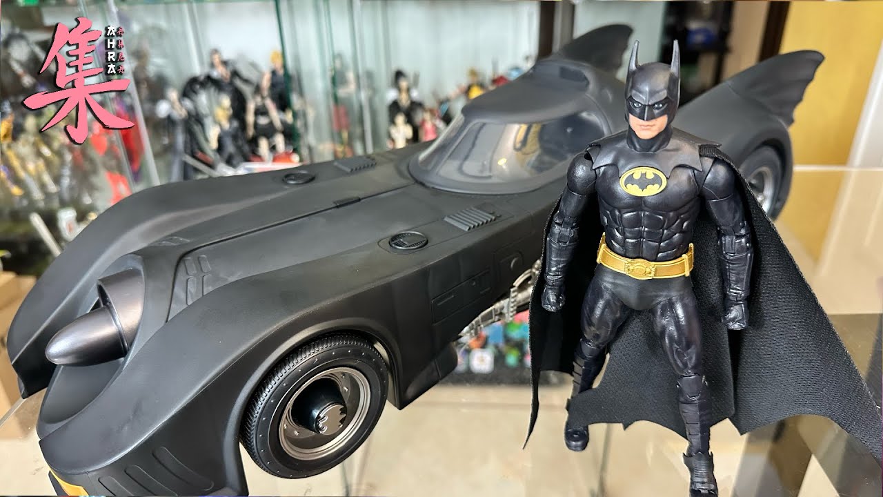 LE MAGAGNE DI MCFARLANE TOYS - DC Multiverse Batmobile Batman 1989 Burton Keaton Movie Exclusive Set