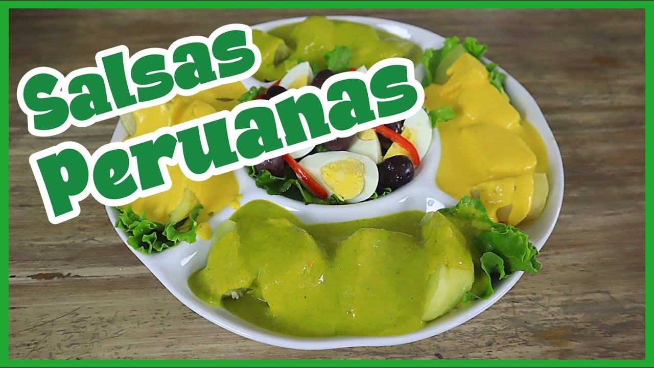 PREPARA 2 TIPOS DE SALSAS PERUANAS - huancaína y ocopa