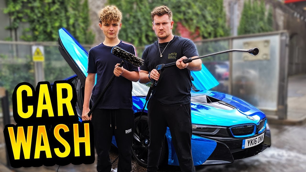 BROTHERS GO TO THE CAR WASH