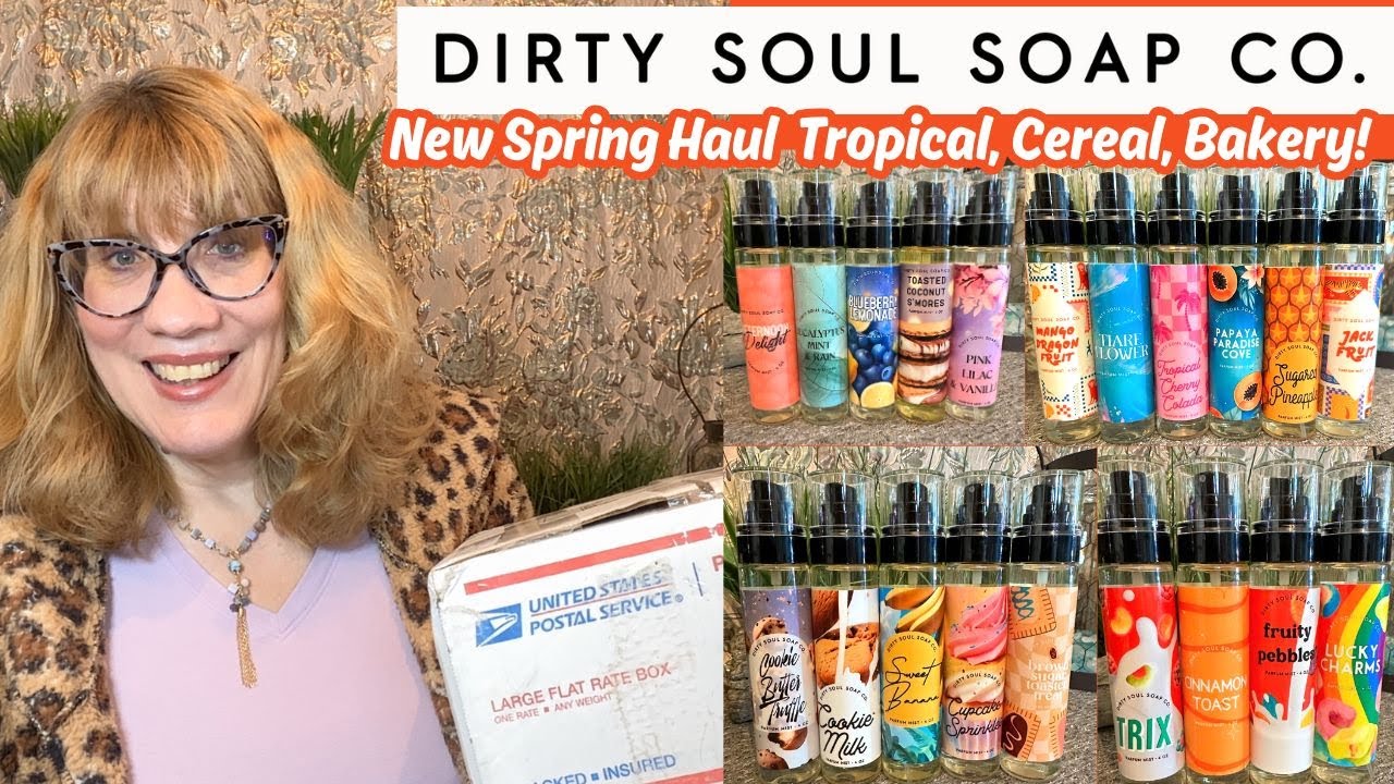 Dirty Soul Soap Co. New Spring Haul  - Tropical, Cereal, Bakery & More!