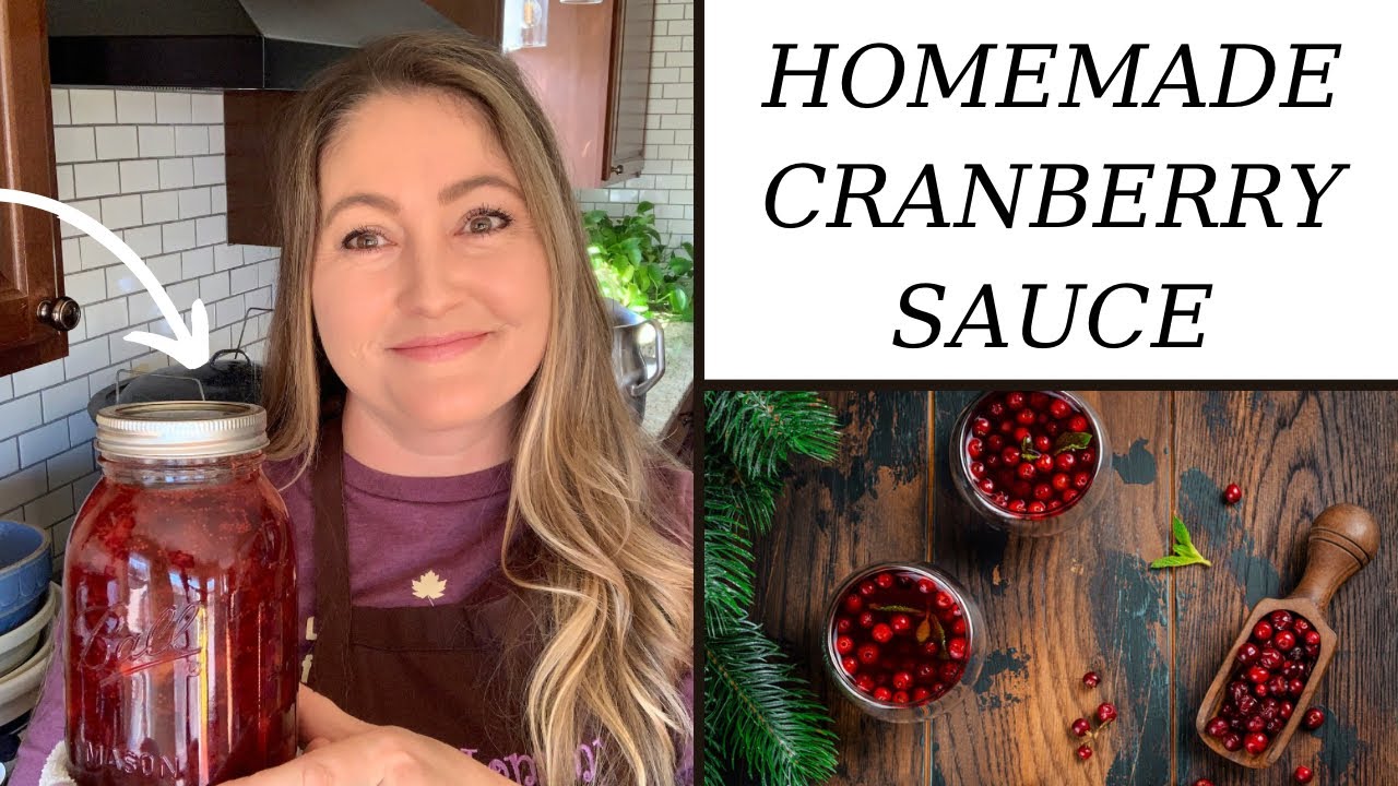 Canning Cranberry Sauce - Easy Step by Step Tutorial - Winter Food Storage - Fresh Eating Too!