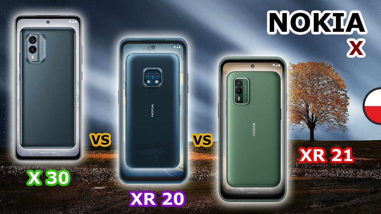 Nokia X30 - vs - Nokia XR20 - vs - Nokia XR21
