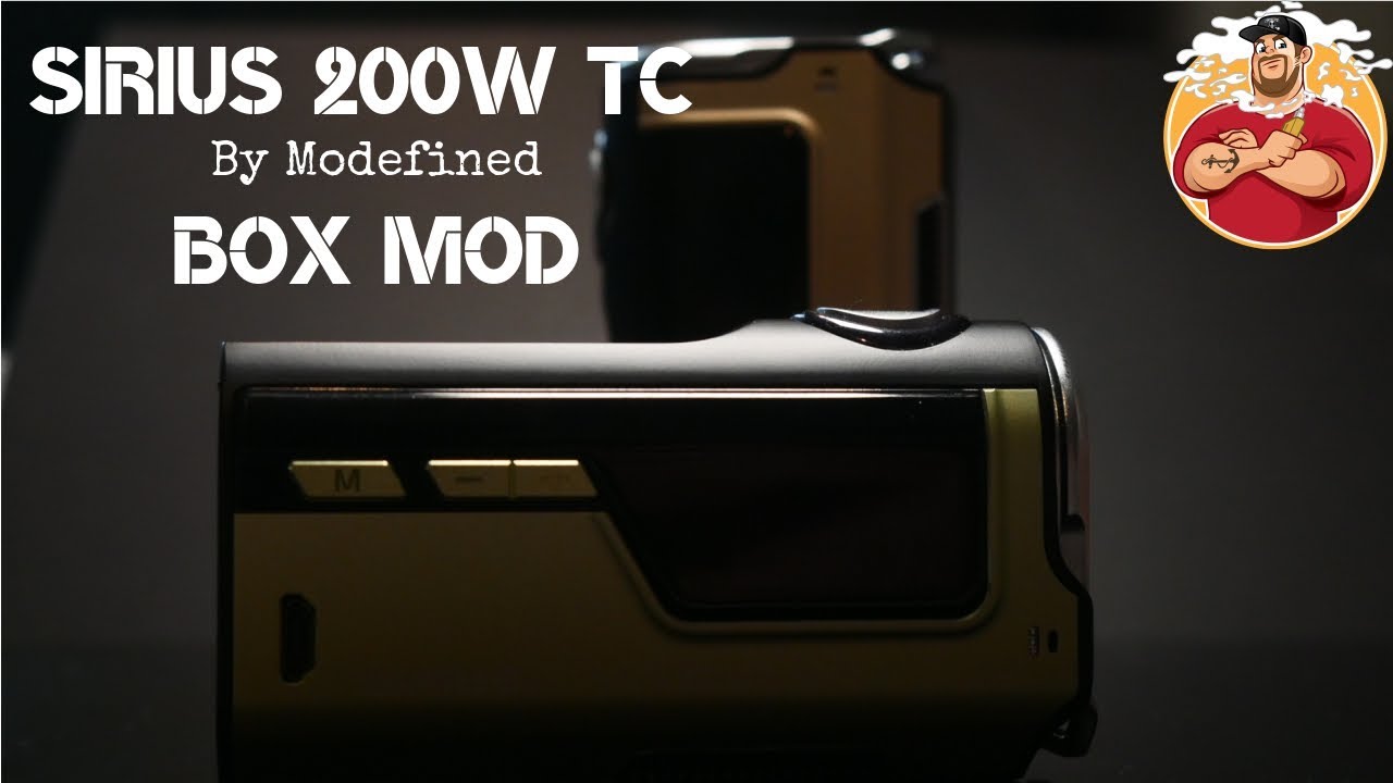 Sirius 200w TC Box Mod by Modefined/Lost Vape Review & Look at Prism