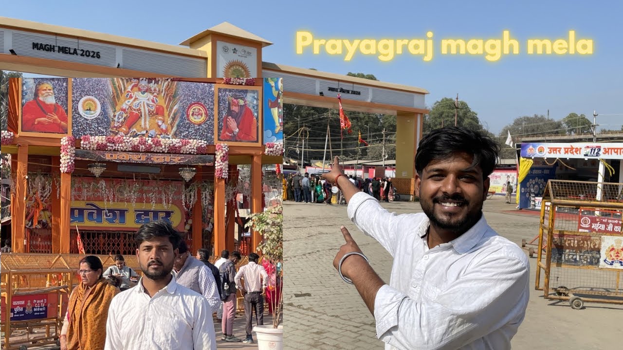 Prayagraj Sangam Full Vlog | Ganga Yamuna Saraswati Sangam Darshan | Kumbh Nagari Prayagraj 2026