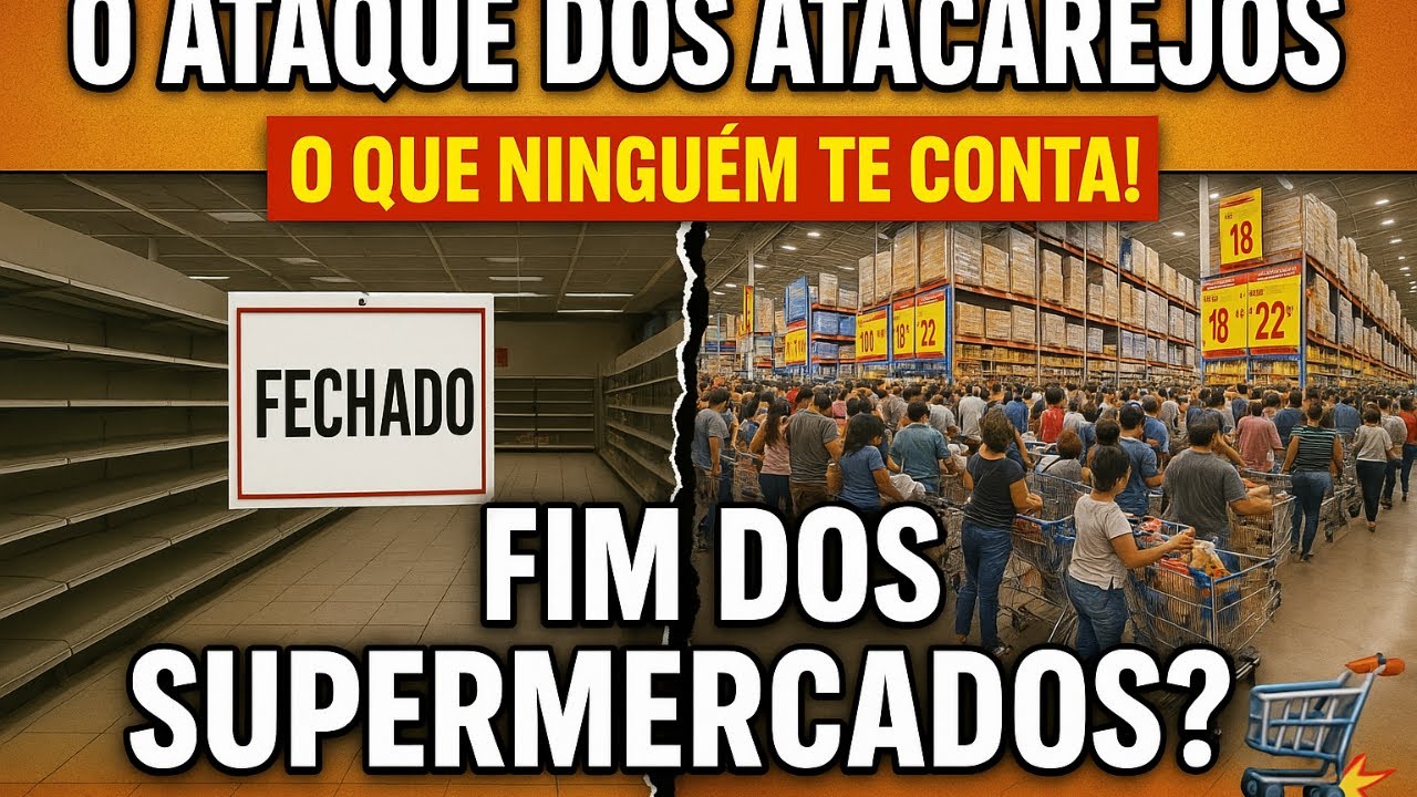 Atacarejos Est&atilde;o Quebrando os Supermercados! A Verdade que Escondem!!