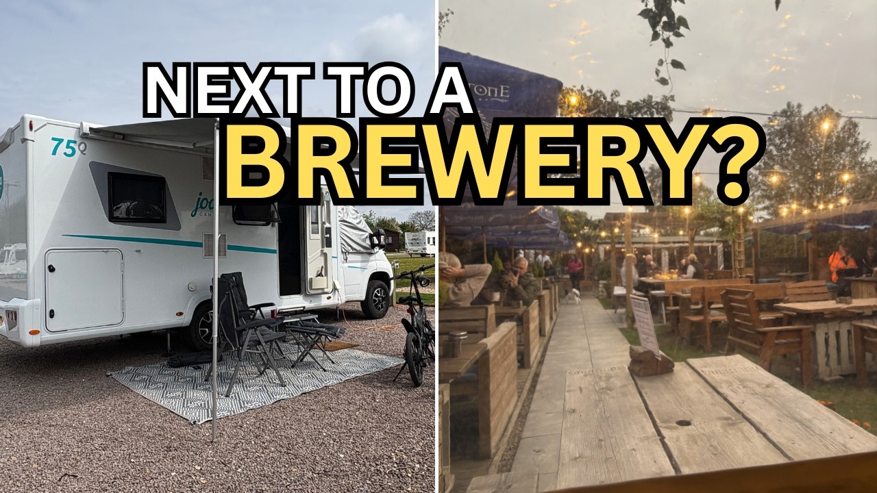 Camping NEXT to a Brewery?! | Milestone Caravan Park Motorhome Stay