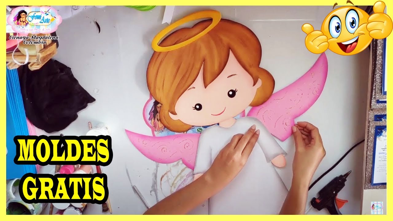 DIY-COMO HACER UN ANGELITO EN FOAMI/ DECORACION BAUTIZO/ PASO A PASO