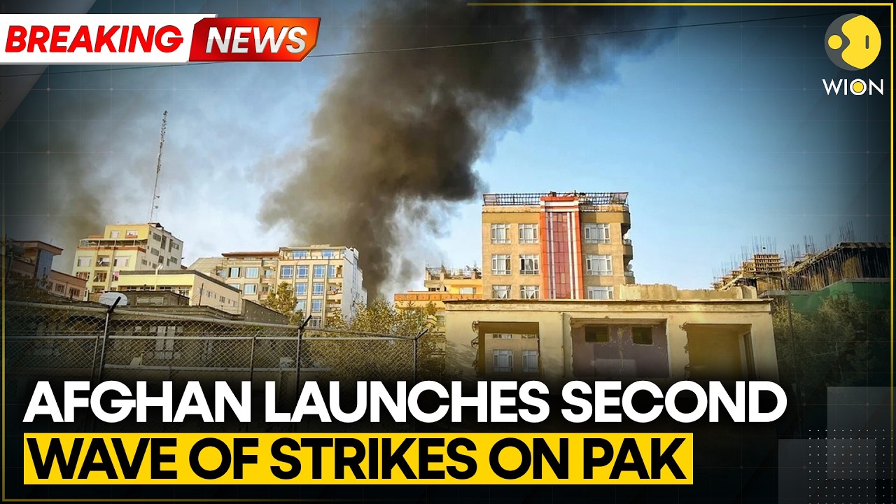 Pak-Afghan Tensions: Afghanistan Launches Second Wave of Retaliatory Strikes on Pak | WION BREAKING