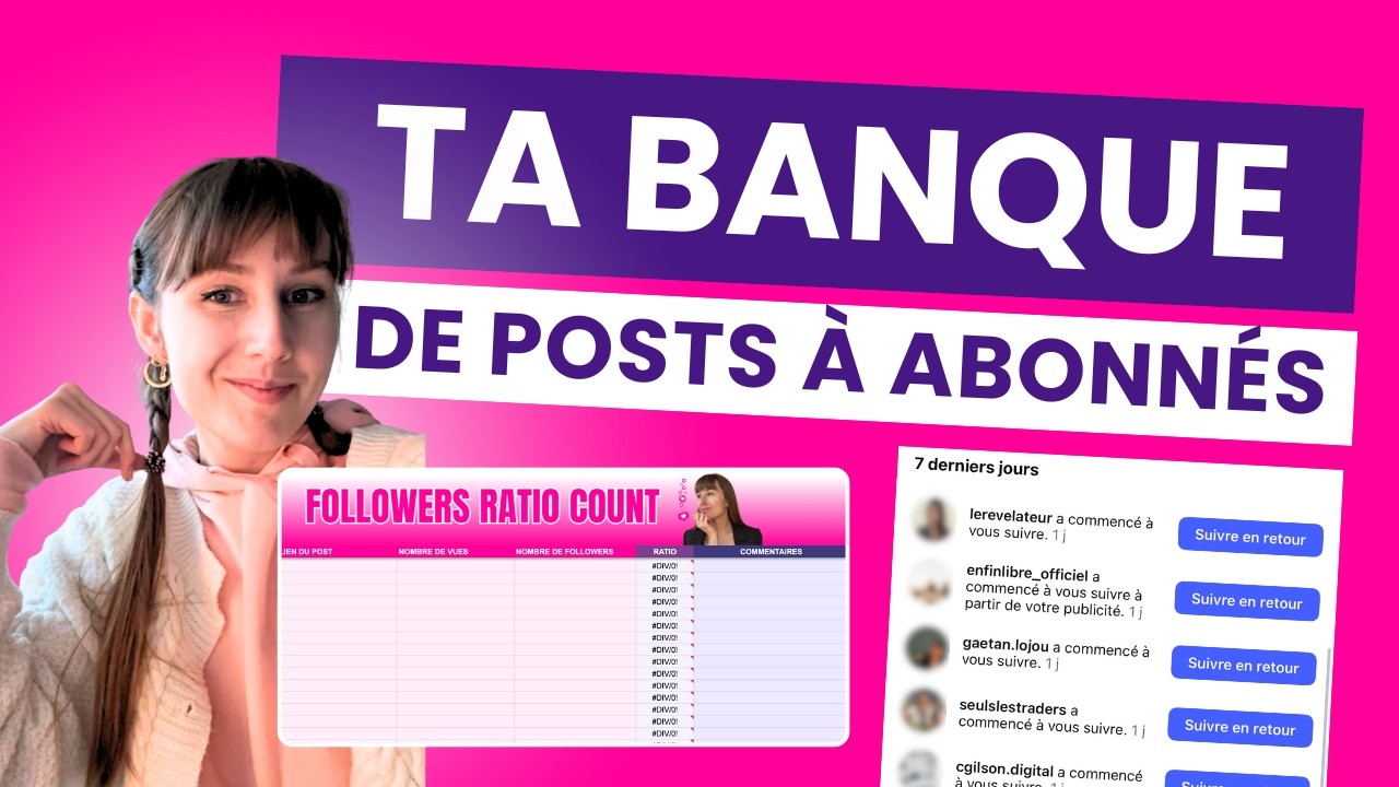 Créer Une Banque de Posts Instagram qui te Ramènent Des Abonnés - [My Business Era]