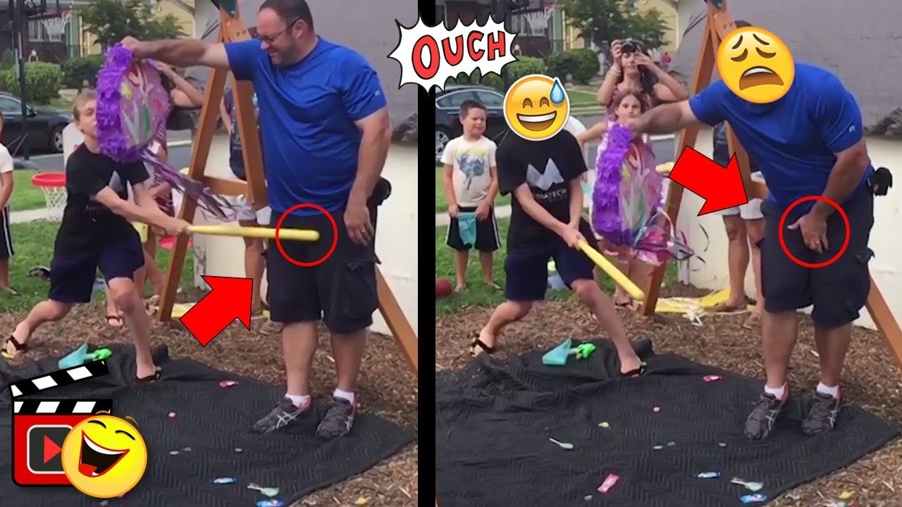 ACCIDENTES GRACIOSOS Rompiendo PIÑATAS