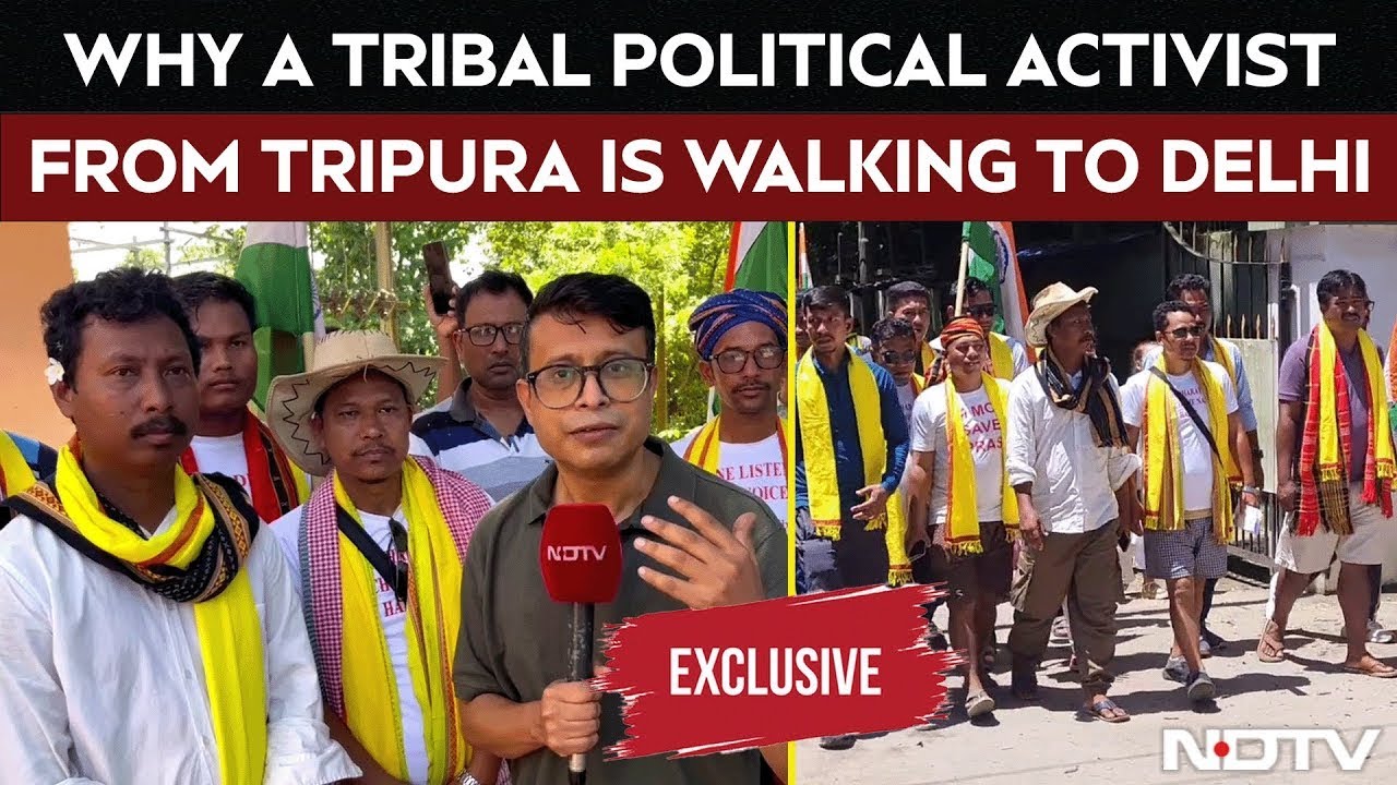Tripura News | Why Is A Tribal Political Activist From Tripura Walking 2500 Km To New Delhi?