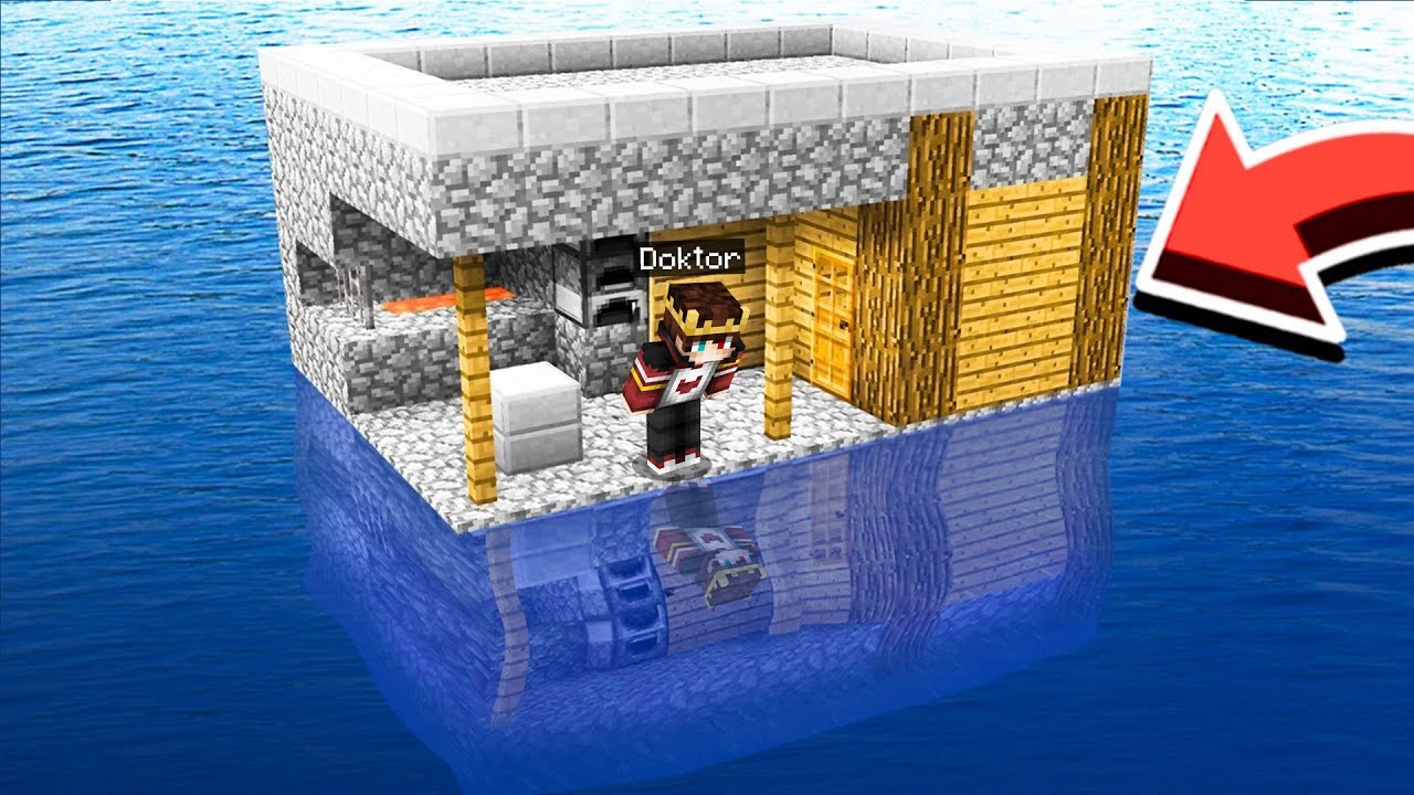 Minecraft'ta Okyanusun Ortasında Mahsur Kaldık 😱 - Minecraft