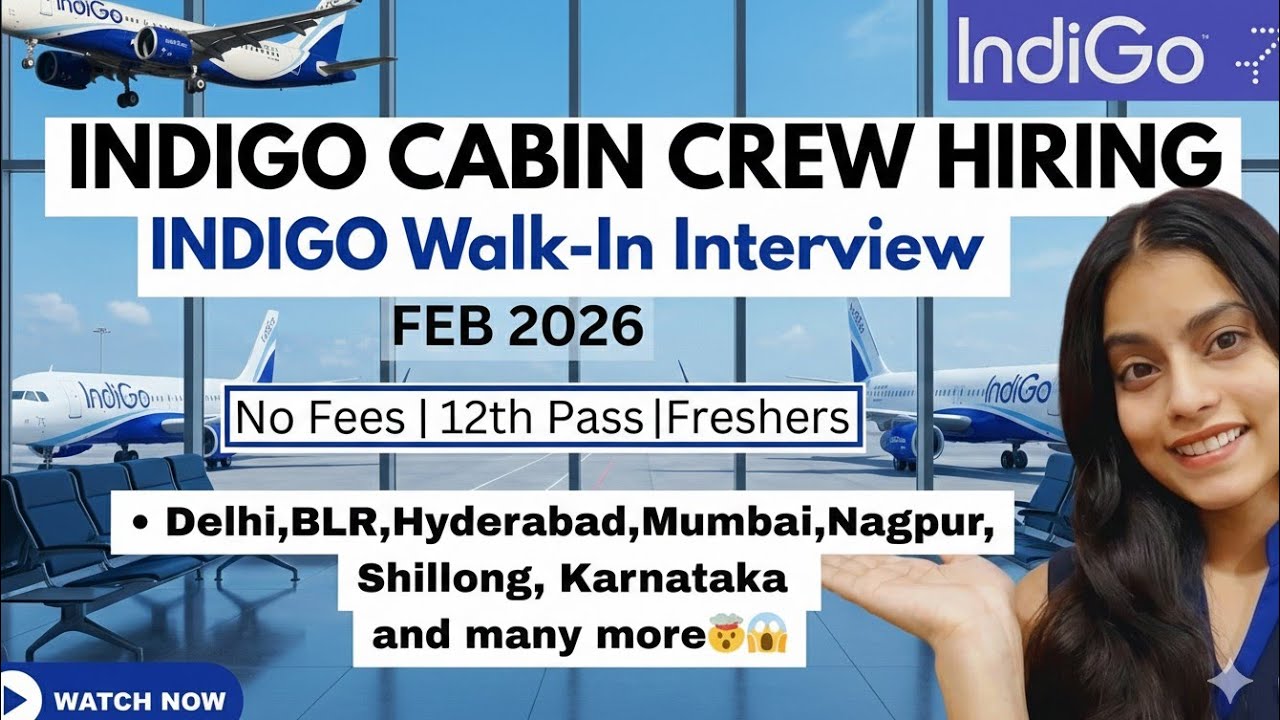 🔥IndiGo Walking Interview 2026✈️🔥 | February month | Cabin Crew Interview | #cabincrewjobs #indigo 