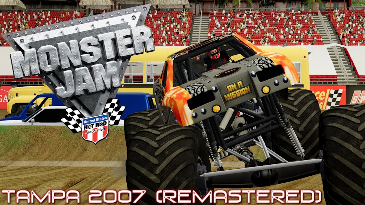 BeamNG Drive Monster Jam Tampa 2007 (REMASTERED)