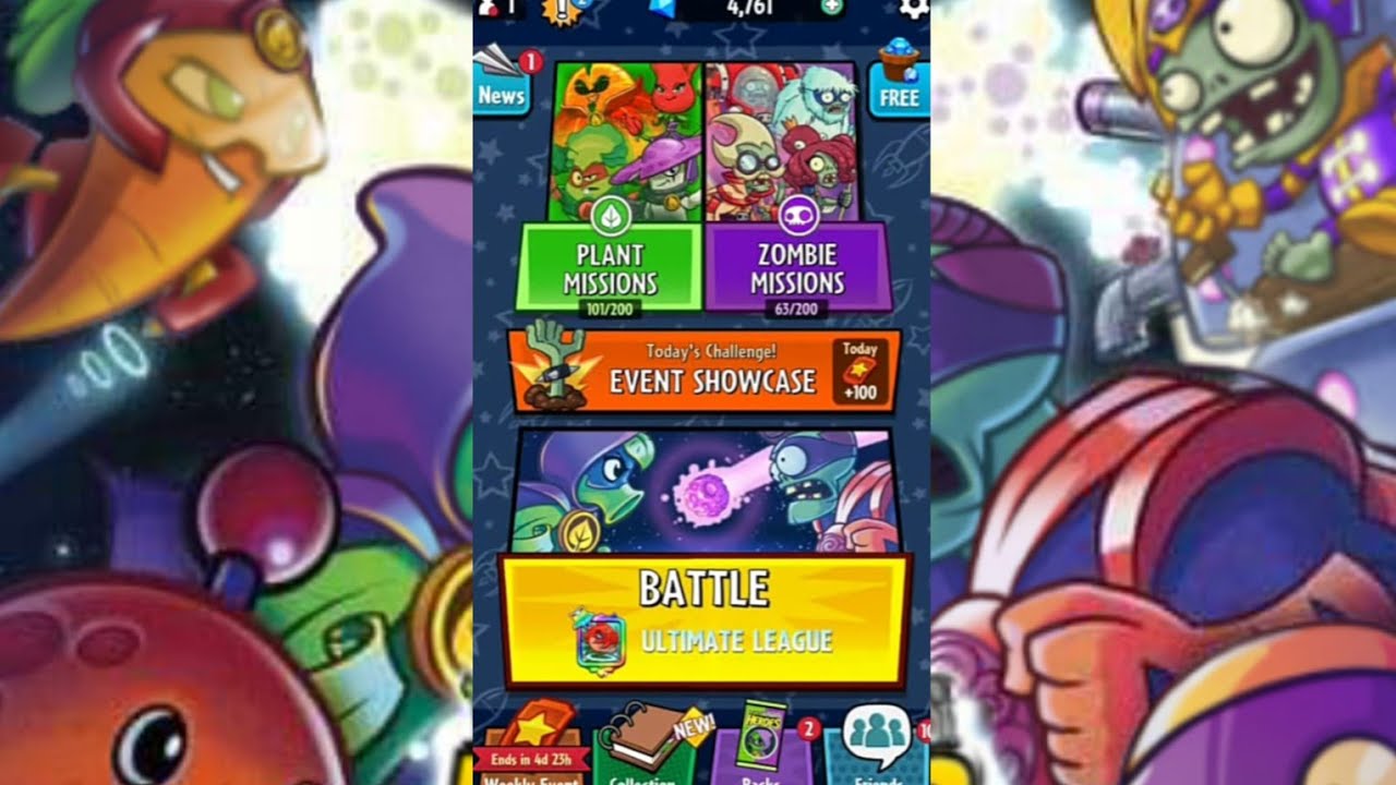 Plants vs. zombies: Heroes - Main Menu of the Galactic Gardens  - Soundtrack